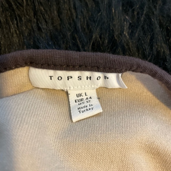 Topshop Brown Pattern Top - Picture 4 of 4